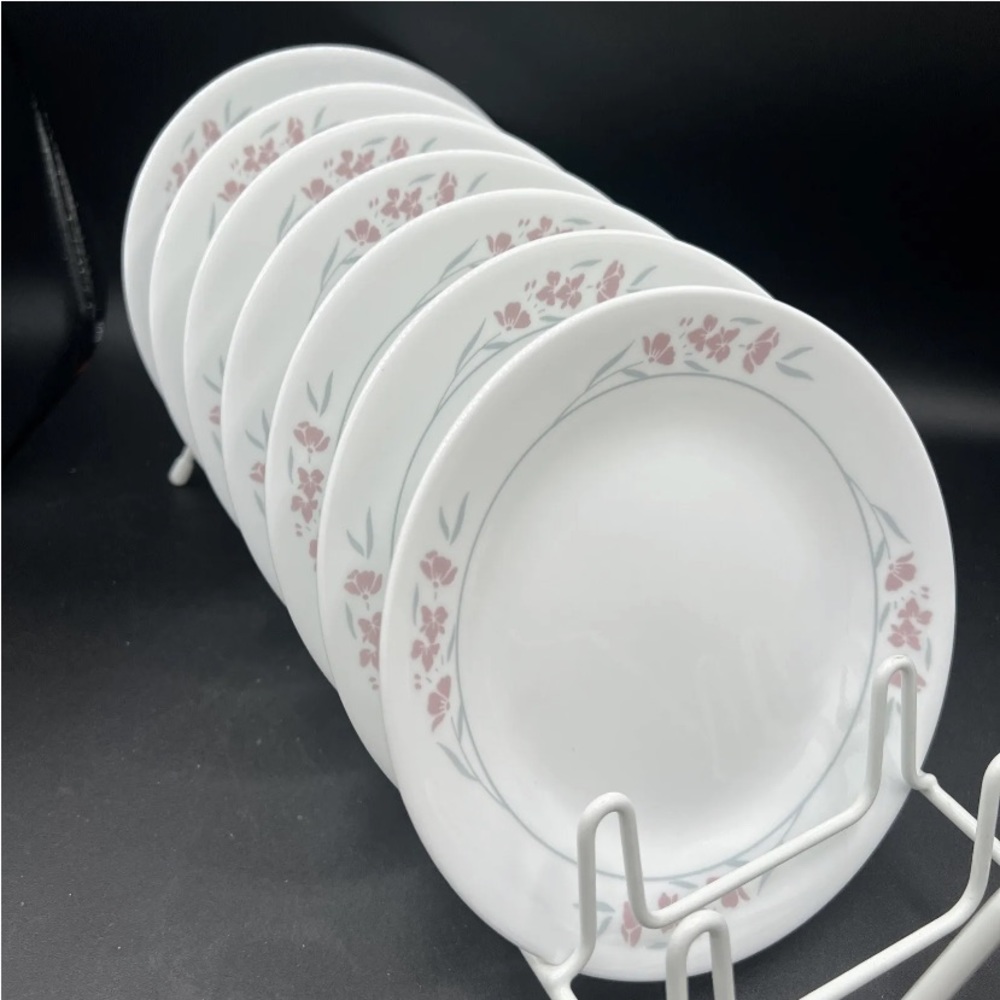 Corelle Silk Blossom Bread and Butter Set of 7